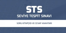 10 Temmuz 2025 STS Soru Kitapçığı ve Cevap Anahtarı Yayınlandı
